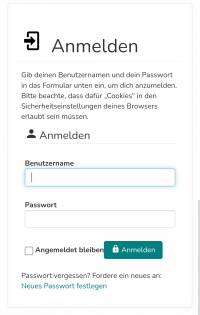 Bild vom Anmelde-Bildschirm auf mobilen Geräten